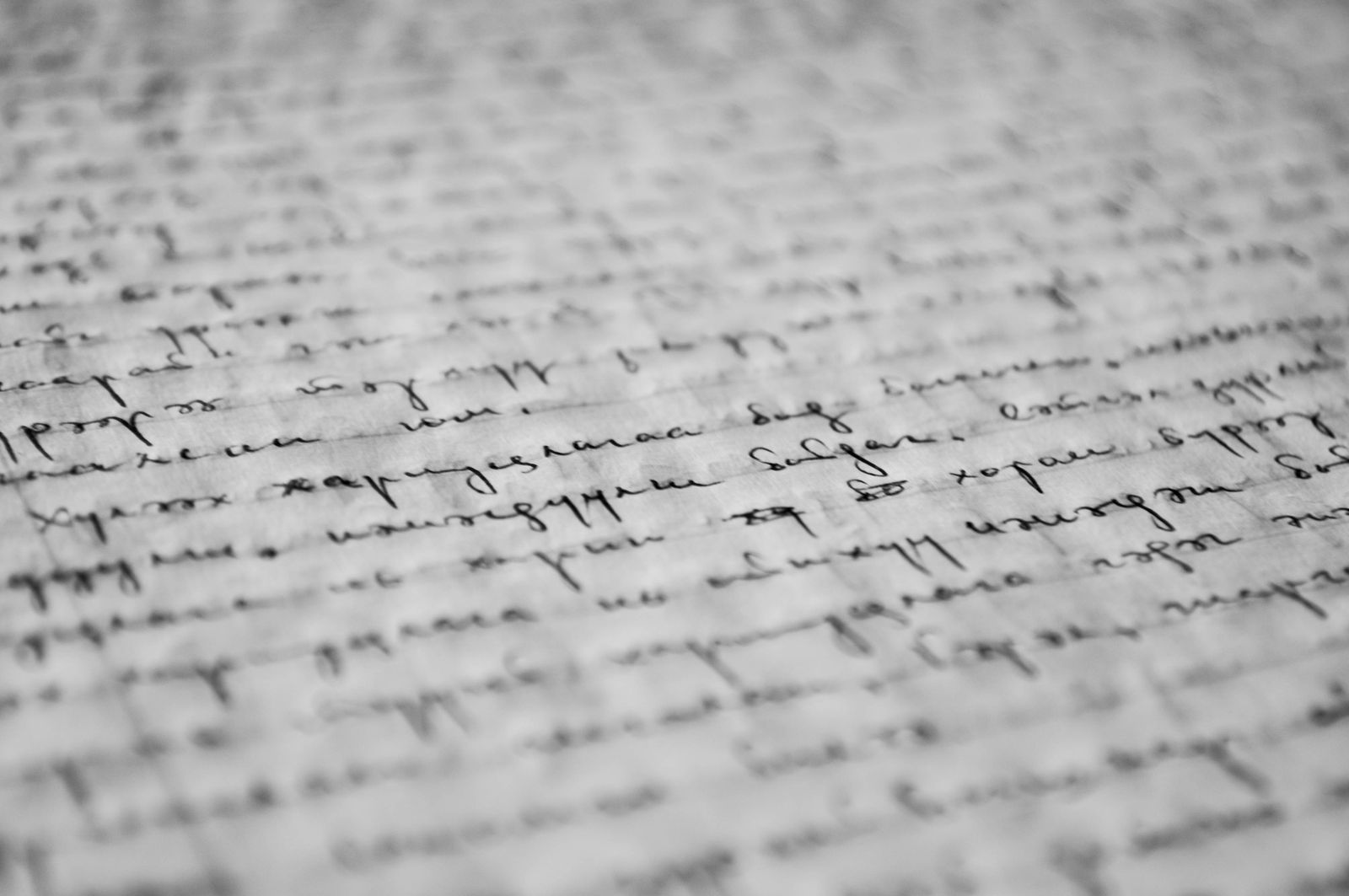 Stack of papers on a desk